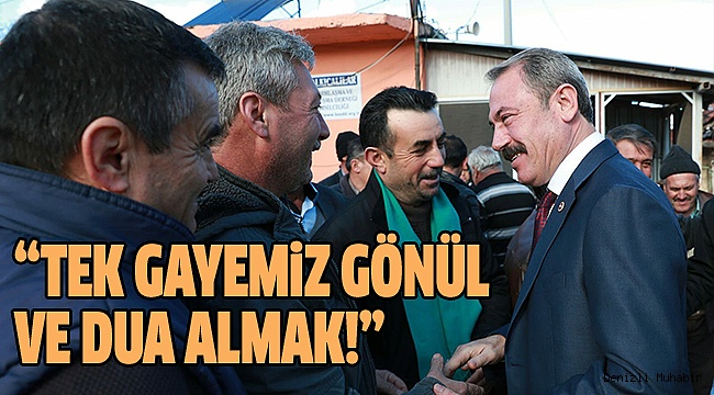 TİN, TAVAS’TA VATANDAŞLARLA BULUŞTU