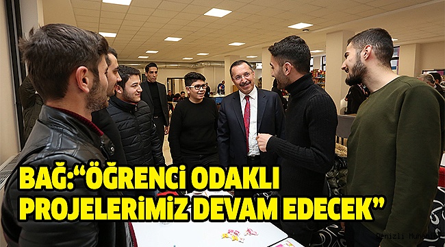 BAĞ HİZMETE GİREN KAFETERYAYI GEZDİ