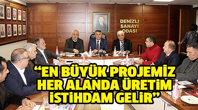 BAHTİYAR DSO ÜYELERİNE PROJELERİNİ ANLATTI