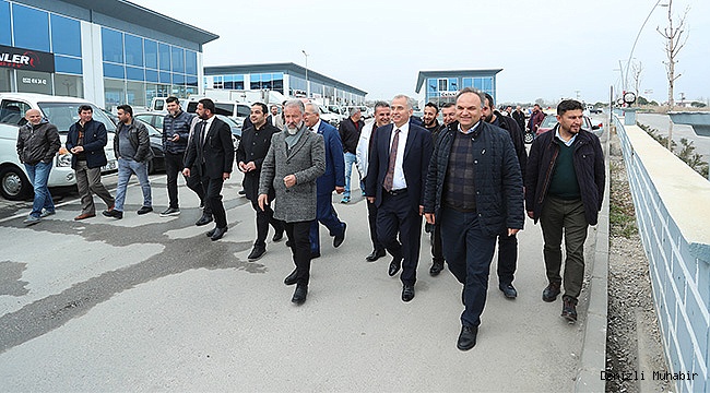 Başkan Osman Zolan'dan galericiler sitesine ziyaret