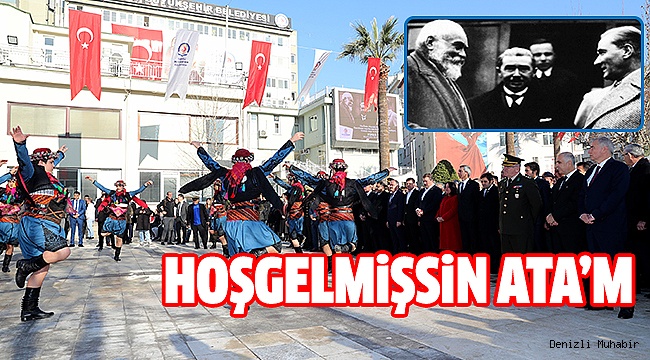 BÜYÜK ÖNDERİN DENİZLİ'YE GELİŞİNİN 88. YILI ANILDI