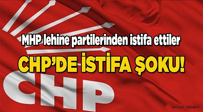 Çal'da eski CHP ilçe başkanı partisinden istifa etti