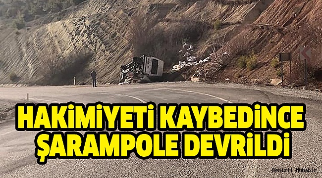 ÇAMELİ’DE KAZA UCUZ ATLATILDI