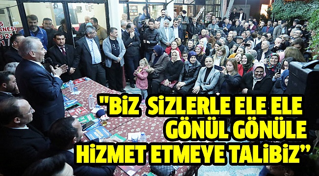 CUMHUR İTTİFAKI ADAYLARINA YOĞUN İLGİ