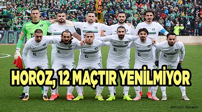 Denizlispor, 12 maçtır yenilmiyor
