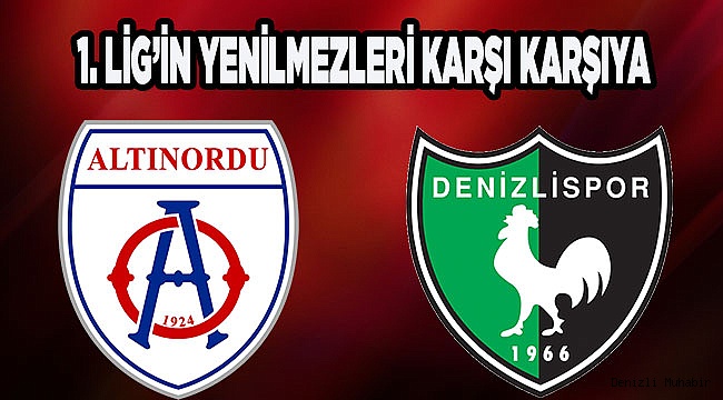Denizlispor, Altınordu'yu konuk ediyor