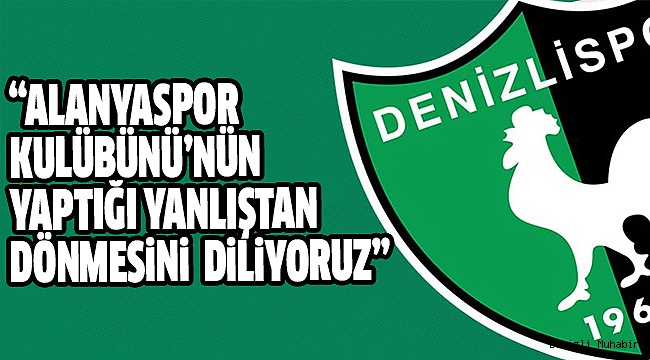 DENİZLİSPOR KULÜBÜ’NDEN DEMİR’E DESTEK