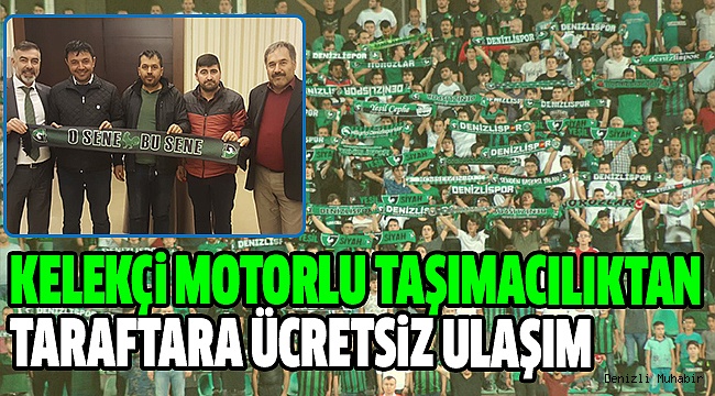 DENİZLİSPOR TARAFTARINA ULAŞIM DESTEĞİ