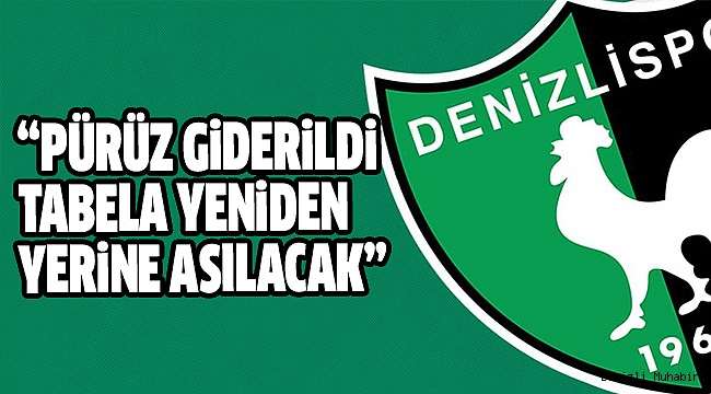DENİZLİSPOR YÖNETİMİ STAT KONUSUNDA NOKTAYI  KOYDU