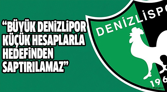 DENİZLİSPOR YÖNETİMİNDEN KAMUOYUNA SAYGIYLA