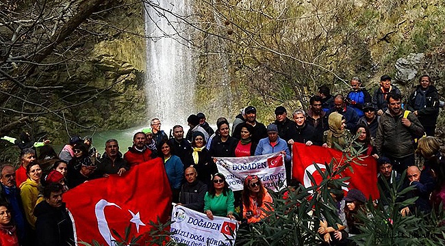 DOĞA DOSTLARI BU KEZ KARAHAYIT ŞELALESİ’NE YÜRÜDÜ