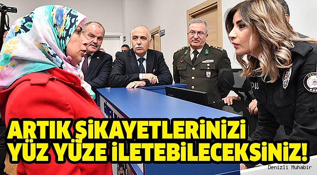 GÜVEN MASALARI HİZMETE GİRDİ