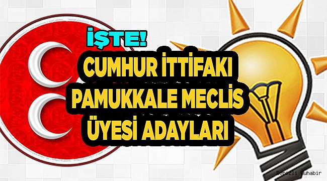 İŞTE! PAMUKKALE ADAYLARI!
