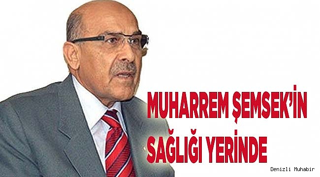 Muharrem Şemsek'ten mesaj var