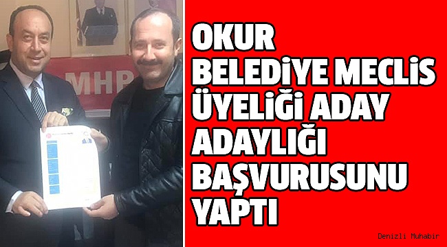 OKUR EVRAKLARINI TESLİM ETTİ