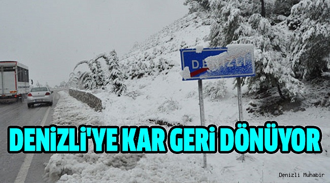 ÖNCE SAĞANAK YAĞIŞ SONRA KAR