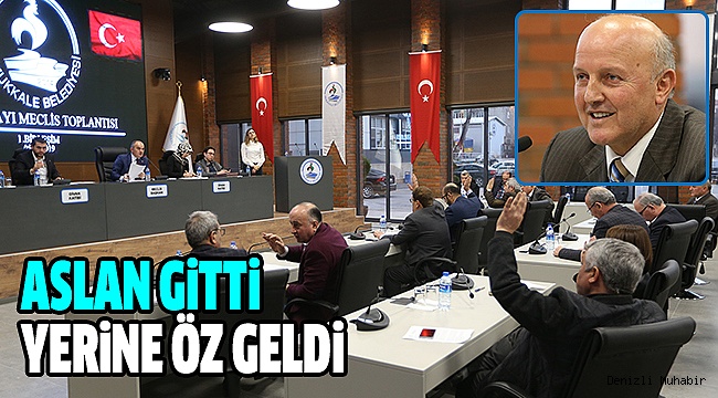 PAMUKKALE BELEDİYE MECLİSİ’NE YENİ ÜYE
