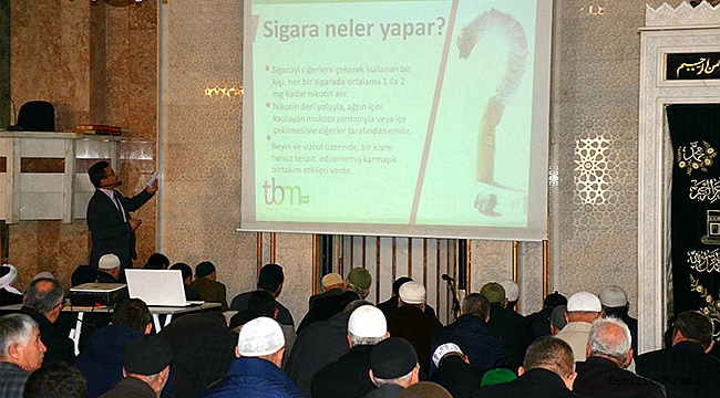 PAMUKKALE İMAMLARI SİGARA İLE MÜCADELEDE“BİZ DE VARIZ” DEDİ