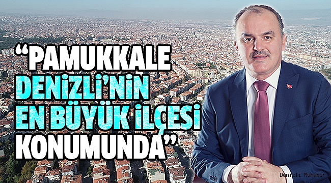 PAMUKKALE'NİN NÜFUSU 344 BİNİ GEÇTİ