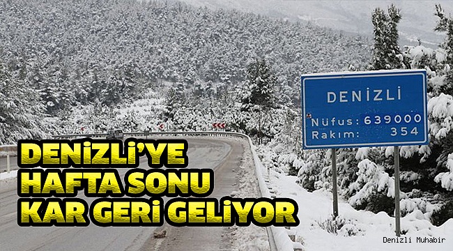 PAZAR GÜNÜ 14 İLÇEDE KAR BEKLENİYOR