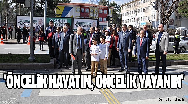 PROTOKOLDE YAYA ÖNCELİĞİ ETKİNLİĞİNE KATILDI