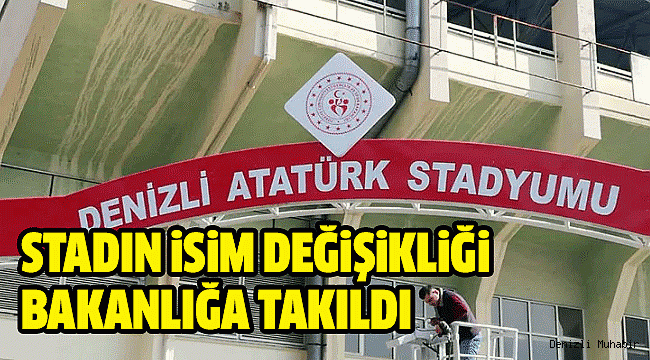 STADIN ADI ESKİ HALİNE GETİRİLDİ