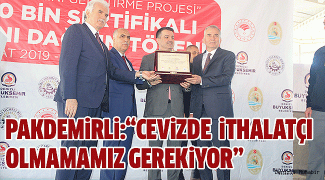 TARIM VE ORMAN BAKANI PAKDEMİRLİ DENİZLİ'DE