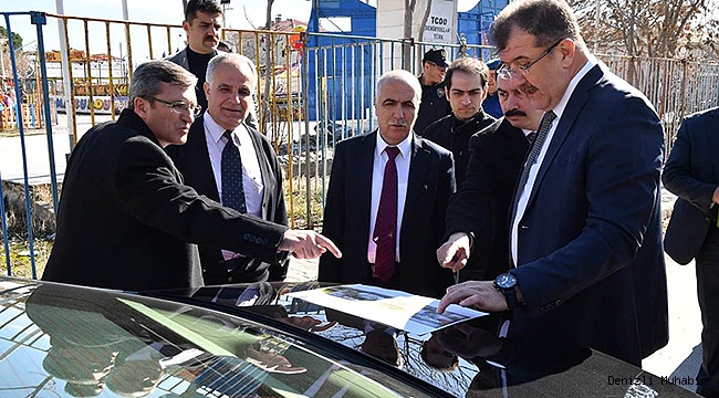 VALİ KARAHAN ÇİVRİL İLÇESİ'Nİ ZİYARET ETTİ