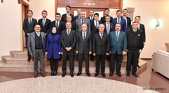 VALİ YARDIMCILARI CERGİBOZAN VE İNAN’A VEDA YEMEĞİ