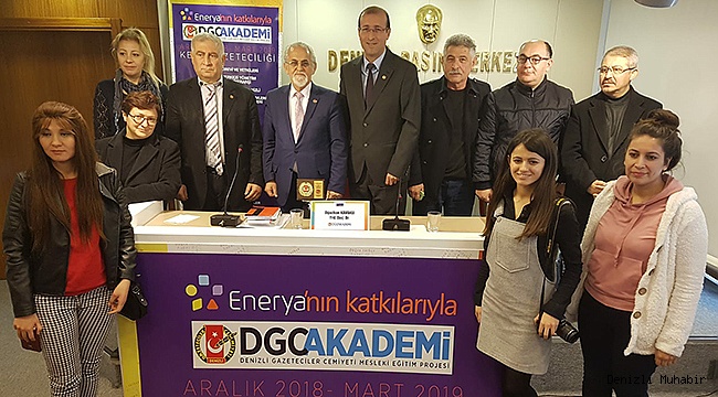 YDR. DOÇ DR. KAVAKLI DGC AKADEMİNİN KONUĞU OLDU
