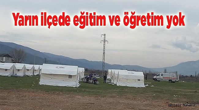 400 çadır dağıtılmaya başlandı 