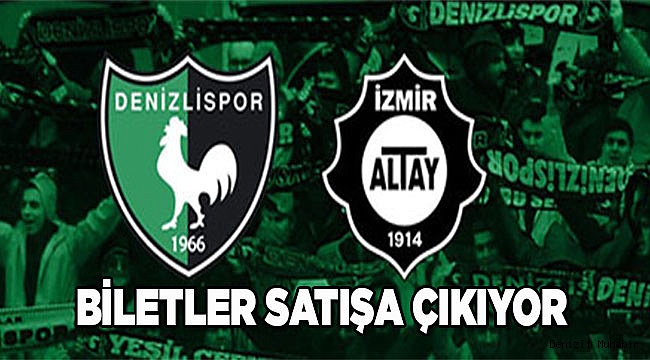 Altay karşılaşması biletleri satışa çıkıyor.