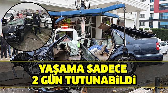 BARİYERLERE ÇARPAN SÜRÜCÜ KURTARILAMADI