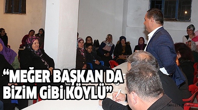 BAŞKAN İLE GÖZ GÖZE GELEN ANNE KONUŞTU