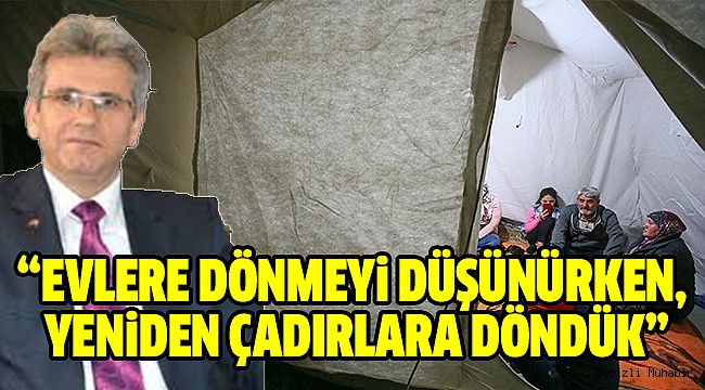 BAŞKAN ŞEVKAN DEPREMDEN SONRA KONUŞTU