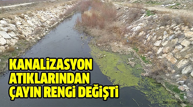 BEŞ KÖYÜN KANALİZASYONU O ÇAYA AKIYOR