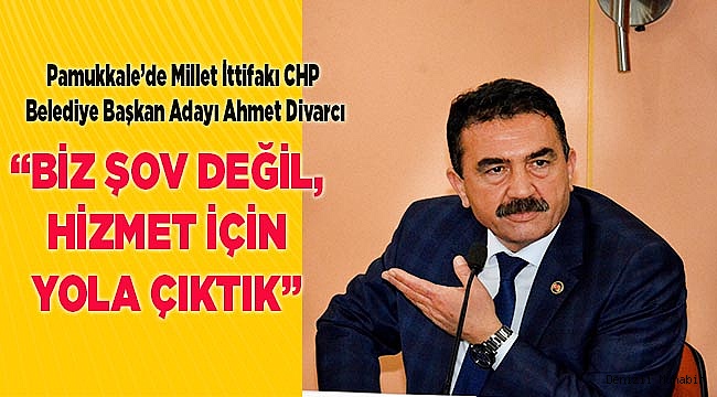 "Biz şov değil, hizmet için yola çıktık”