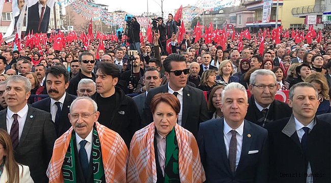 Millet İttifakı ilk ortak mitingini Denizli'de yaptı