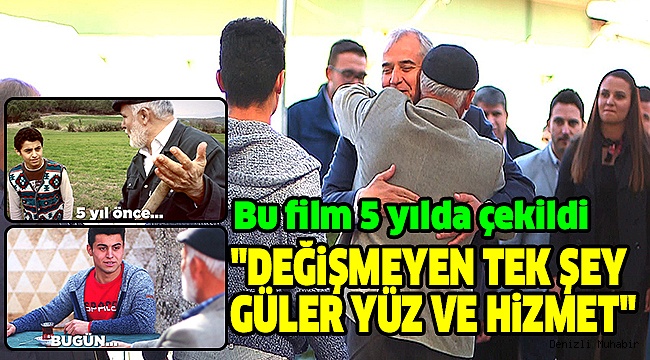 "DEDE İNANDI, TORUN BÜYÜDÜ, DENİZLİ BÜYÜDÜ"
