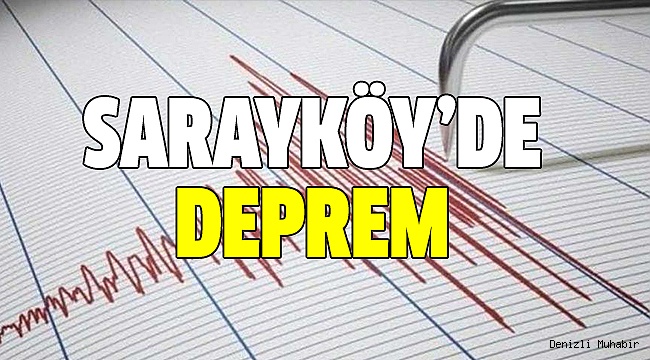 DENİZLİ'DE KORKUTAN DEPREM