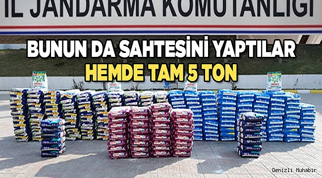 Denizli'de sahte deterjan operasyonu 