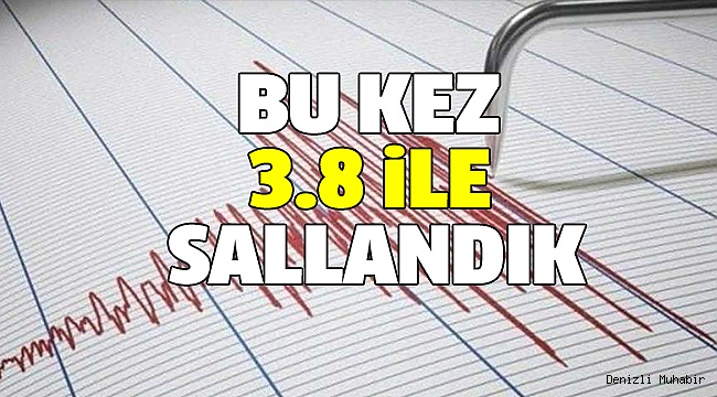 DENİZLİ’DE YİNE DEPREM