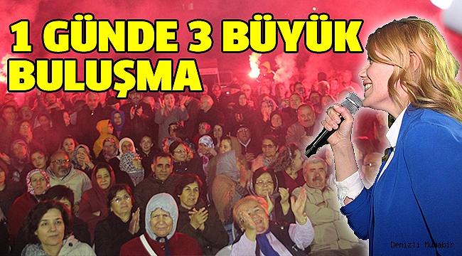 DOĞAN MEŞALE, SLOGAN VE İLGİ İLE KARŞILANDI