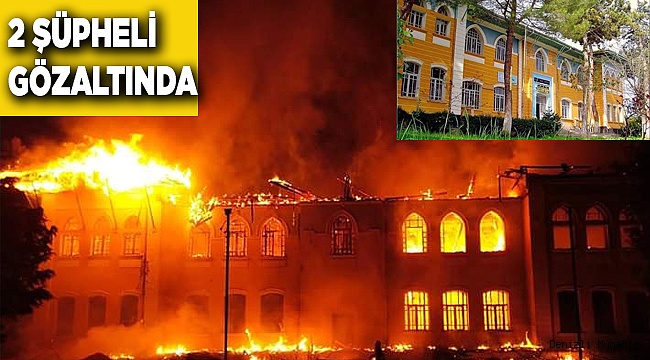 GAZİ İLKOKULU'NU AYYAŞLAR YAKMIŞ!