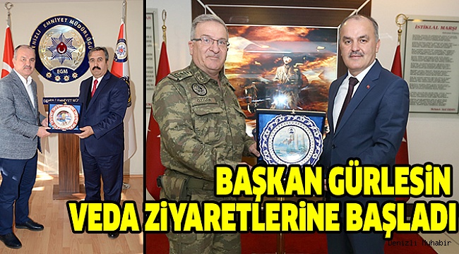 GÜRLESİN’DEN KENT PROTOKOLÜNE ZİYARET