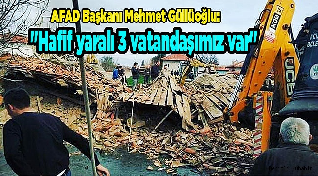 &quot;Hafif yaralanan 3 vatandaşımız var&quot;
