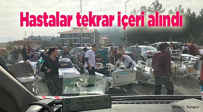 Hastanede hasar tesbiti yapıldı