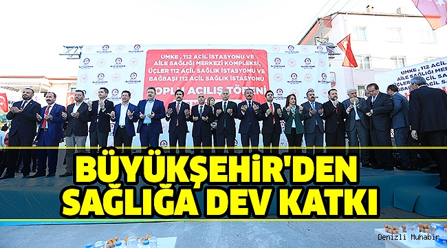 HAYAT KURTARACAK PROJELERE TOPLU AÇILIŞ TÖRENİ