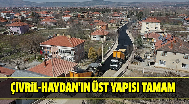 HAYDAN’A 3 BİN 500 TON ASFALT DÖKÜLDÜ