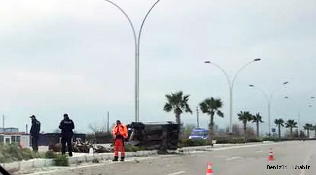 IRLIGANLI YOLU'NDAKİ KAZA UCUZ ATLATILDI